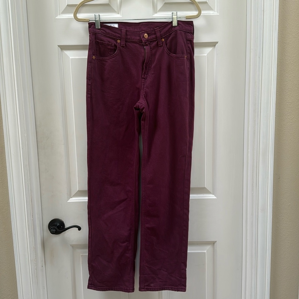 GAP Women's Jeans in Deep Plum